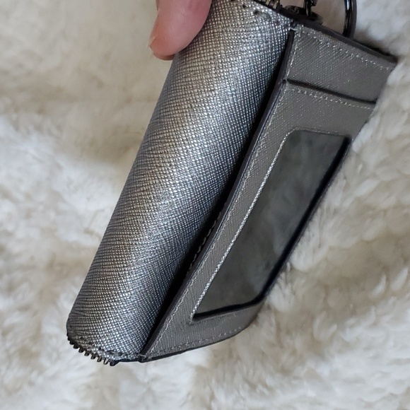 Rebecca Minkoff Metallic Grey Wallet - Picture 5 of 7